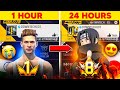 Can 1000 Transform NOOB I D Into 8 Lvl PRIME In 24 HOUR FREE FIRE
