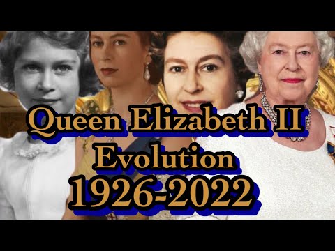 Queen Elizabeth II Evolution 1926-2022
