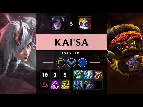Kai'Sa Top vs Heimerdinger - EUW Diamond Patch 25.13