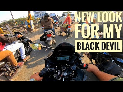 MODIFICATION ON MY BLACK DEVIL 😈🖤 | YAMAHA YZF-R15 V3 | DSG vlogs | KUTCHI VLOGGER