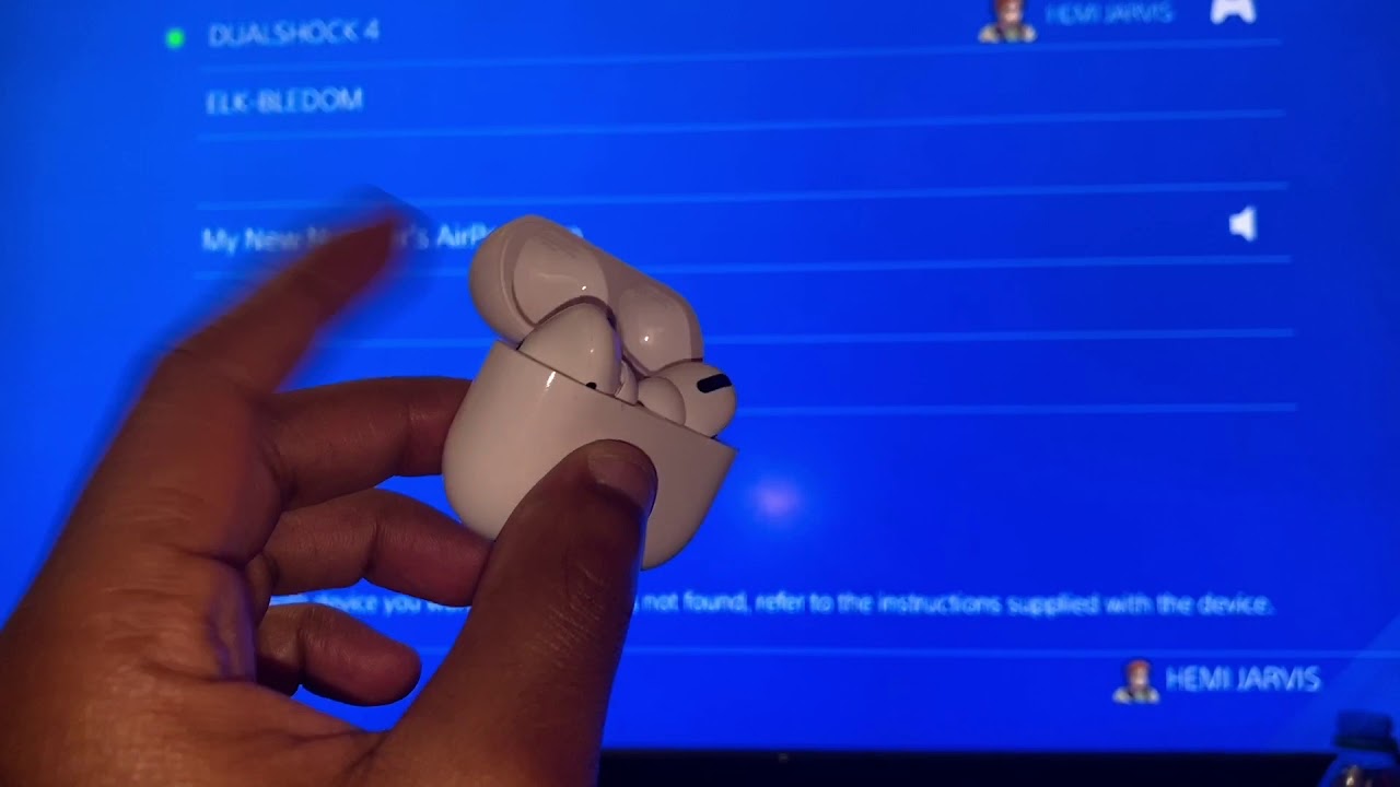 How To Connect Airpods To PS4