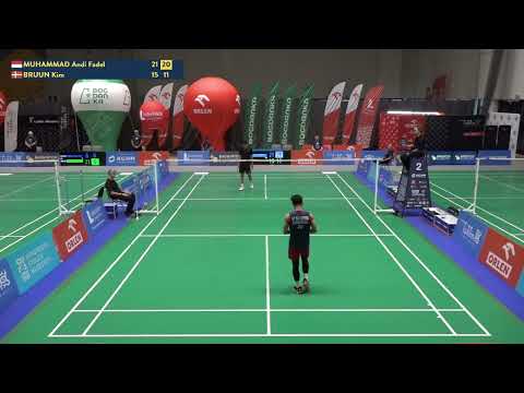 Match Point - Andi Fadel Muhammad vs Kim Bruun - MS, SF - Polish Int. 2023