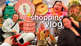 VLOG: going christmas shopping!!! + solo pho date night, mini office makeover, skincare routine! ❤️✨