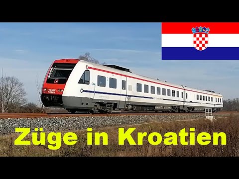 Zug-Compilation: Züge in Kroatien