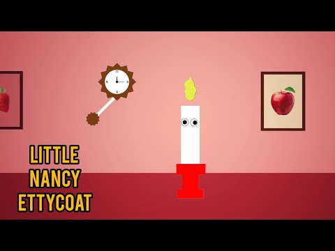 LITTLE NANCY ETTICOAT. NURSERY RHYME. KIDS SONG.