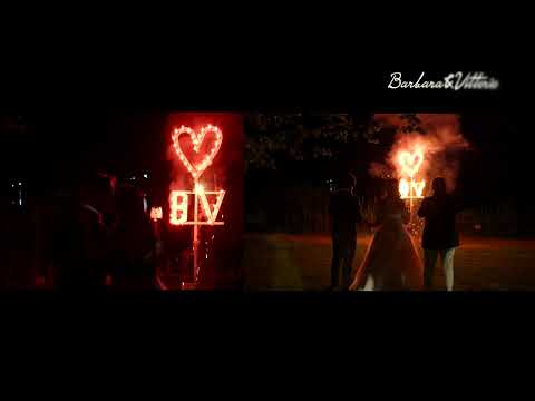 Fuochi d'artificio matrimonio