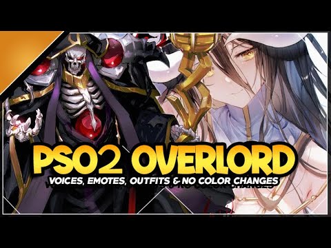 PSO2 OVERLORD - The Crossover Alot of Arks been waiting for (Items)