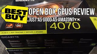 Best Buy open box review...cheap basically new graphics cards....too good to be true