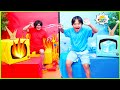 HOT VS COLD Challenge Ryan vs Daddy 1hr Kids Show