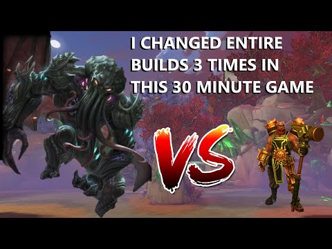 30+ MINUTE MATCH VS VULCAN AFTER CHANGING BUILDS 3 TIMES - Grandmasters Ranked 1v1 Duel - SMITE