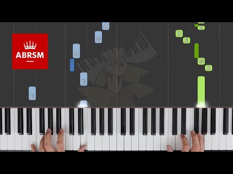 Gavotte in G / ABRSM Piano Grade 3 2021 & 2022, A:3 / Synthesia Piano tutorial