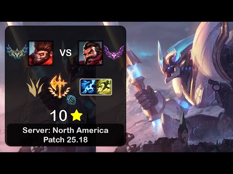 Wukong Jungle vs Graves - NA Challenger - Patch 25.18