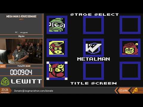 Mega Man 2 Atari Demake | Any% Speedrun by BigJon | BSG Plus 2025