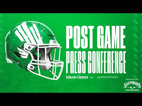 Postgame Press Conference | UNT vs. UTSA