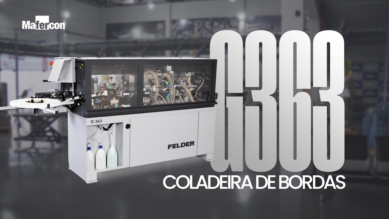 Vídeo do produto Coladeira de Bordas Automática Felder G363R
