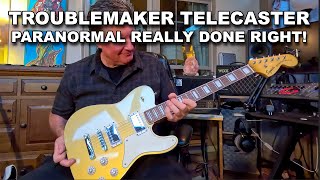 Video thumbnail for Squier Troublemaker Telecaster - Aztec Gold - Paranormal Guitar Really Done Right! by Tony Lee Glenn