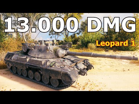 World of Tanks Leopard 1 - 8 Kills 13K Damage