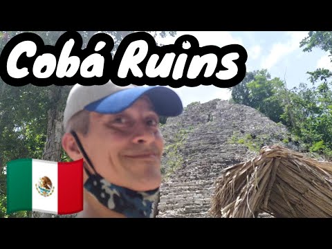 Ruínas de Coba no México 🇲🇽 Passeio a pé PT 1