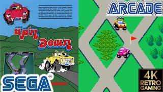Up 'n Down Arcade ( Sega 1983 ) 4k Gameplay