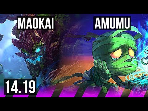 MAOKAI & Syndra vs AMUMU & Veigar (SUP) | 2/4/18 | EUW Master | 14.19