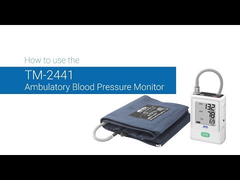 How to Use: TM-2441 | Ambulatory Blood Pressure Monitor from A&D
