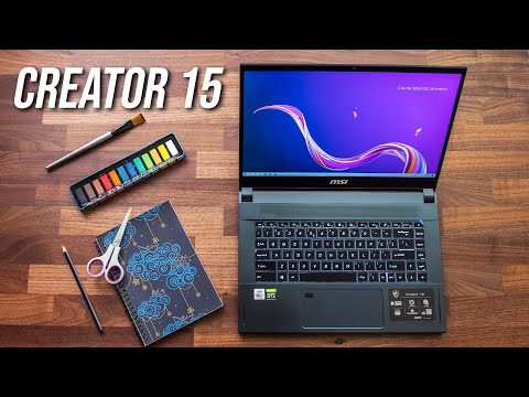 External Review Video SD-D4QZd4vM for MSI Creator 15 A10S Laptop (10th-gen Intel) 2020