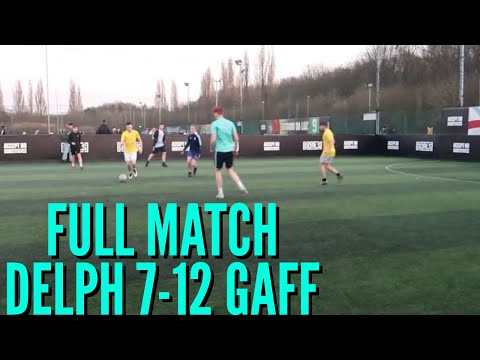 FULL MATCH | DELPH AND SAFETY 7-12 THE GAFF FC | 5 A-SIDE GOALS LEEDS