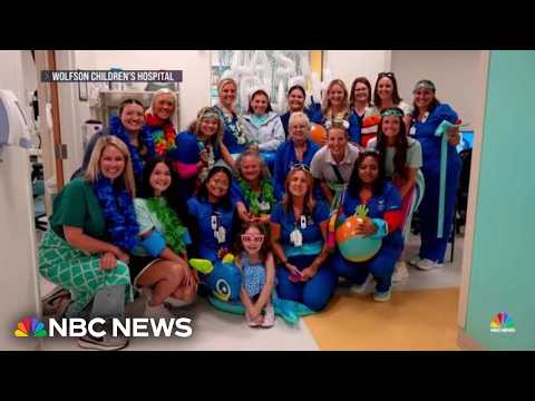 Good News: 10-year-old celebrates with hospital caregivers ahead of kidney transplant