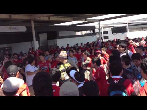 "Los Rediablos Monumental Ascenso 2012 Ñublense" Barra: Los REDiablos &bull; Club: Ñublense