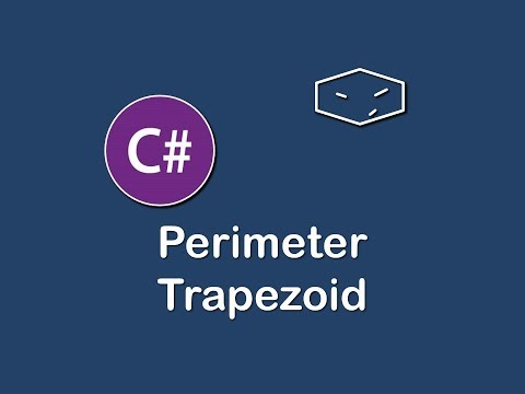perimeter of trapezoid in c