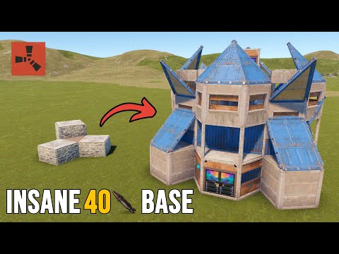 I Designed The *EASIEST* Bunkered Rust Base Design - Never Lose a Raid Defence Again! (PC + Console)