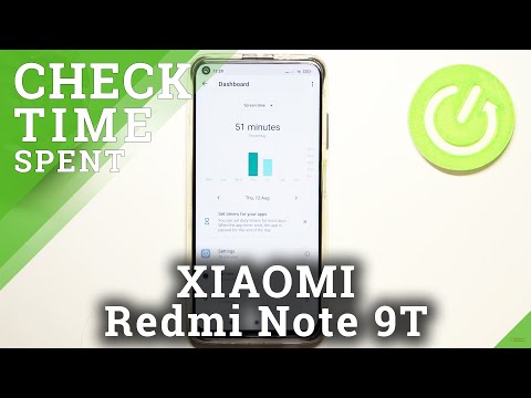 Check Total Screen Time – XIAOMI Redmi Note 9T and Main Settings