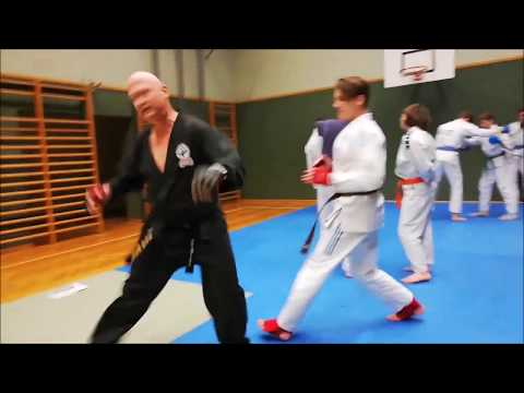 Father and son, Friday evening relaxed sparring 10.01.2020