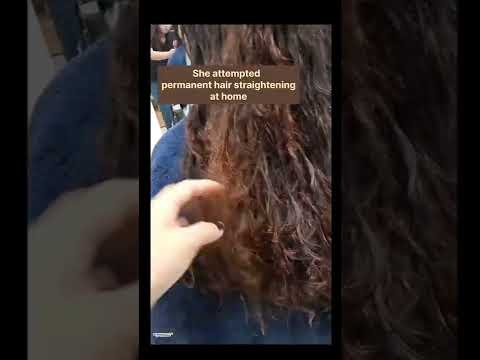 Damaged hair treated right at our salon #damage #repair #hairtreatment #hairdresser #haircare #hair