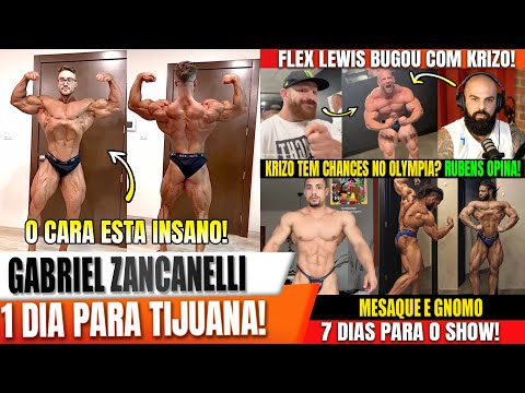 ZANCANELLI SHAPE ATUAL DESERTO! KRIZO BUGA FLEX LEWIS, RUBAO COMENTA! MESAQUE E GNOMO 7 DIAS P SHOW!