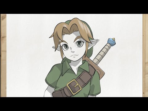 Comment dessiner LINK (Zelda) étape par étape et facilement
