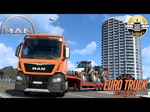 Gloover´s MAN TGX V1.1! | ETS2 1.40 | Grand Utopia | MAN TGX 18.480 | Zone portuaire - Neyland