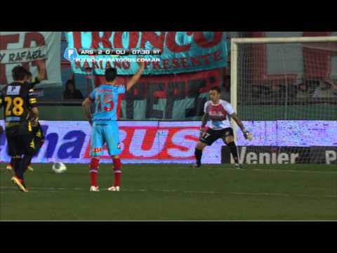 Ocasión Pérez Guedes. Arsenal 2 Olimpo 0. Torneo Inicial 2013. Fecha 3. Fútbol Para Todos