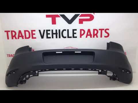 Fits VW Golf Mk6 3/5 Door Hatchback 2009-2012 Rear Bumper Primed No Pdc Not For Gti/Gtd Models  video