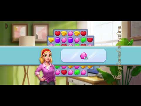 Space Decor:Dream Home Design - Level 1 gameplay match 3 logic puzzle building decorating game