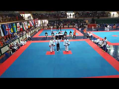 Bulgaria v Greece Male Team Sparring Semi-Final