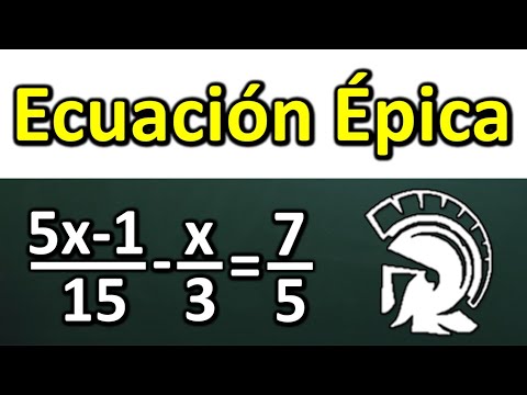 ECUACIONES DE PRIMER GRADO CON FRACCIONES