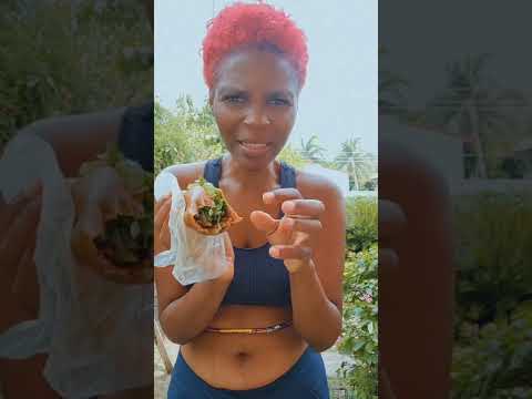 What's In The Plantain Wrap? | Ripe Plantain Recipe | Raw Vegetarian Meal