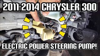 HOW TO REPLACE ELECTRIC POWER STEERING PUMP IN A 2011-2014 CHRYSLER 300 FAST & EASY DO IT YOURSELF
