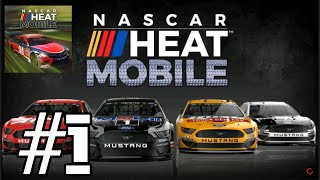 NASCAR HEAT MOBILE - (Gameplay Walkthrough)Part 1 That was an intense RACE (iOS & Android)