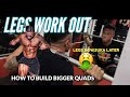 LEGS/HOW TO BUILD BIGGER QUADS|Tips & advice for begginers|suka later😅