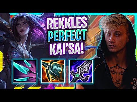 REKKLES PERFECT GAME WITH KAI'SA! | FNC Rekkles Plays Kai'sa ADC vs Ezreal! | Season 2023