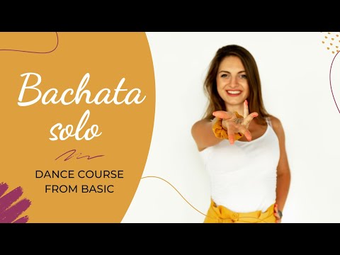 BACHATA Basic Step💃 LATINO SOLO LADIES | Online Dance Course from Basics