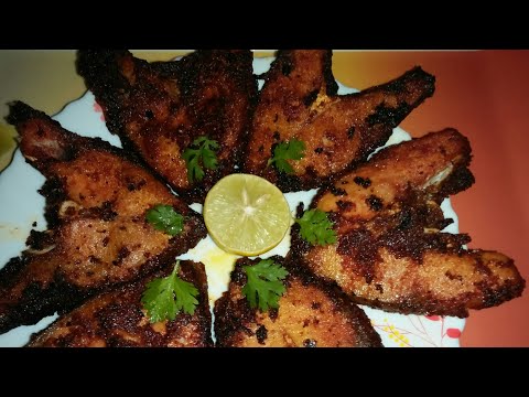 Spicy Fish Fry recipe / How To Make Fish Fry Recipe in Kannada / Delicious Tava Fish Fry Recipe Video