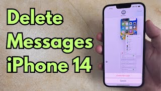 How to Delete Messages on iPhone 14